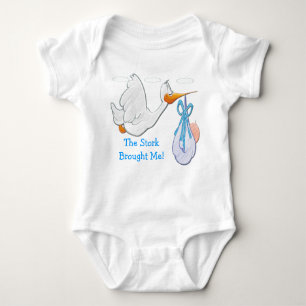 Baby Boy - Stork Infant Creeper