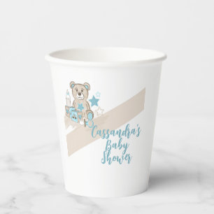Baby Boy Teddy bear Paper cup