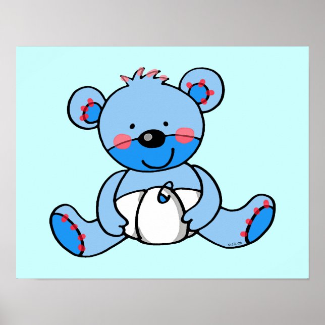Baby Boy (teddy bear) Poster (Front)
