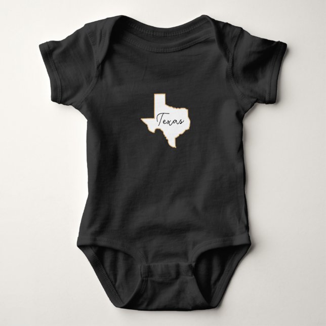 Baby Boy Texas  Baby Bodysuit (Front)