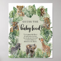 Baby Boy Tropical Jungle Safari The Baby Food game