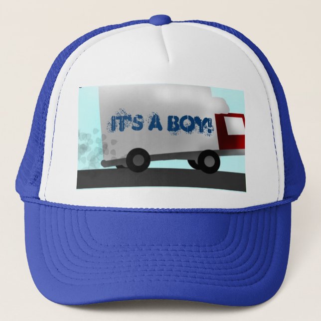 Baby Boy Trucker Hat (Front)