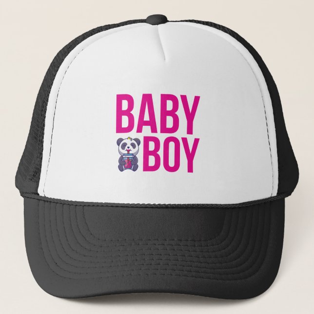 Baby Boy Trucker Hat (Front)