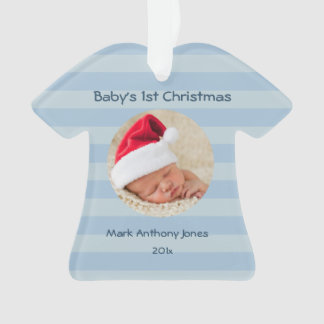Baby Boy's First Christmas Acrylic Ornament