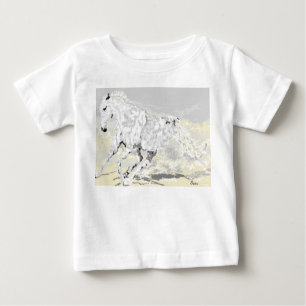 Baby Boy's T-Shirts White Stallion