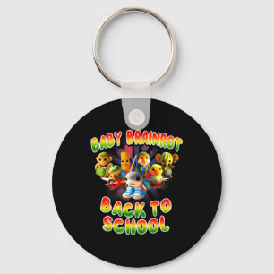 Baby Brainrot Italian Back To School For Design Key Ring