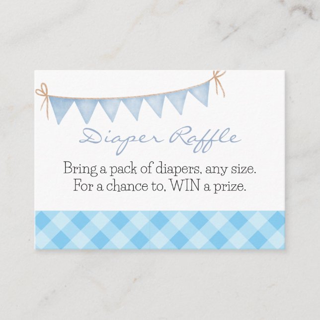 Baby Breakfast Baby Shower Enclosure Card (Front)