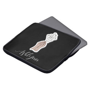 Baby Breath Flowers Laptop Sleeve