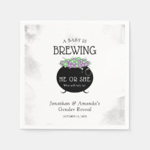 Baby Brewing Halloween Gender Reveal