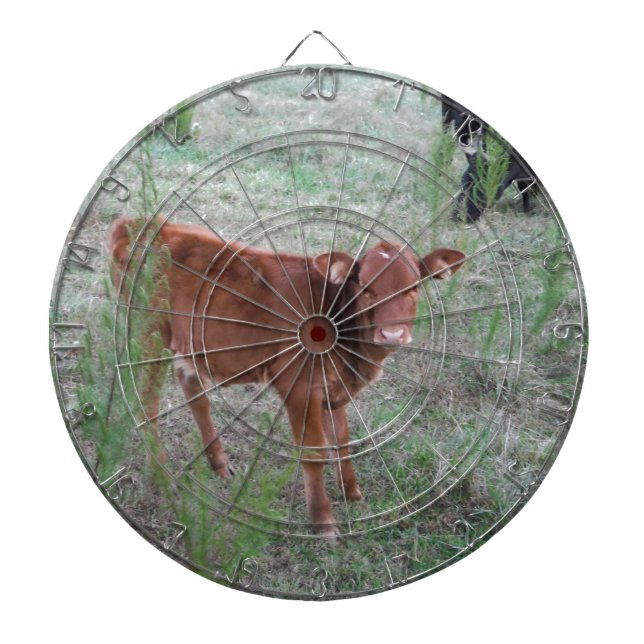 Baby Brown Cow . Dartboard (Front)