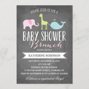 Baby Brunch   Baby Shower Invitation