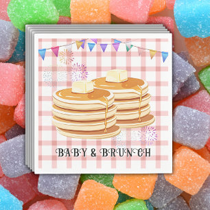 Baby & Brunch Festive Souffle Baby Shower Napkin