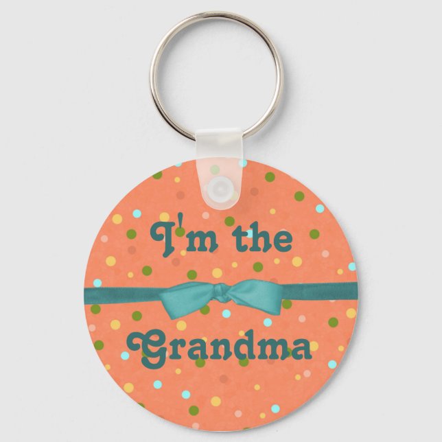 Baby Bubbles:"I'm the Grandma" Key Ring (Front)