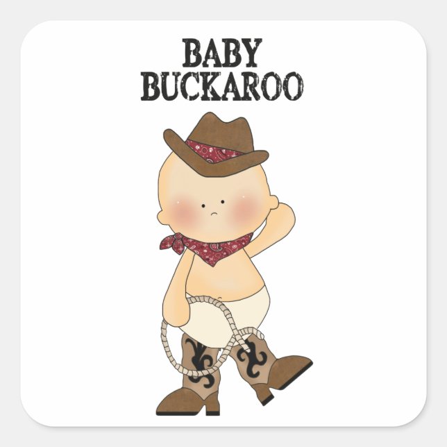 Baby Buckaroo Stickers (Front)