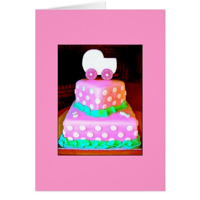Baby Buggy Cake - Girl (Front)