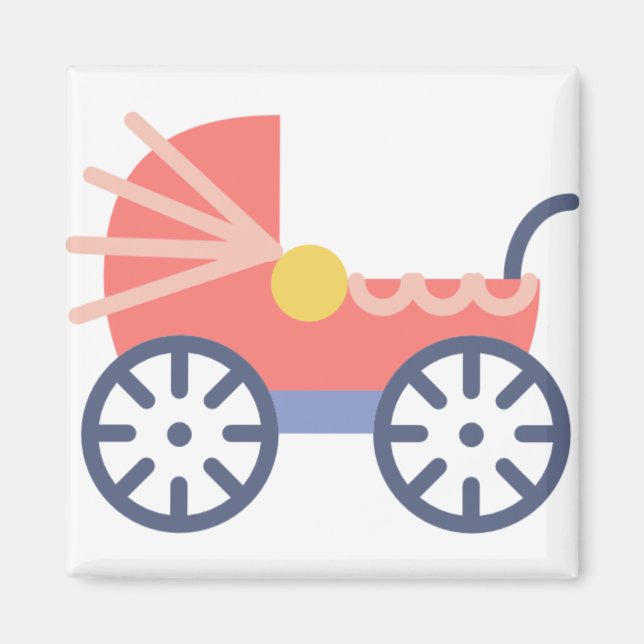 baby buggy magnet (Front)