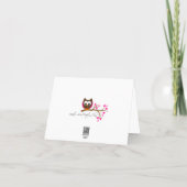 Baby Buggy Thank You Card (Back)