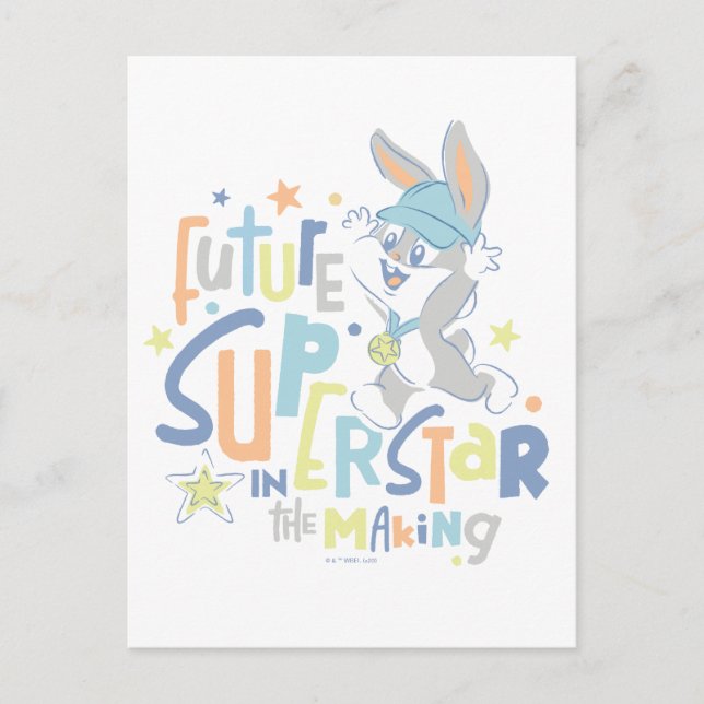 Baby BUGS BUNNY™ Future Superstar In Training Postcard (Front)