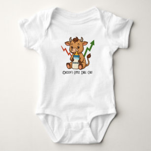 Baby Bull Calf Dividends Cute Trader Bodysuit