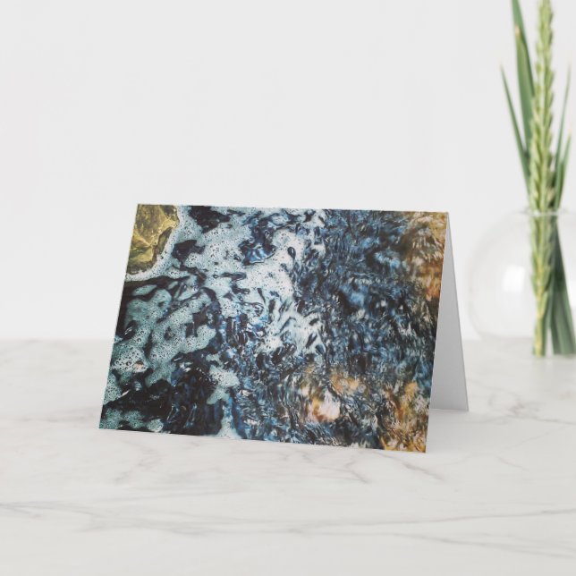 "Baby Bullheads Feeding" Birthday Card (Front)