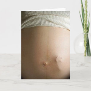 baby bump card