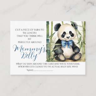 Baby Bump Game Guess Mum's Belly Size Panda Enclosure Card