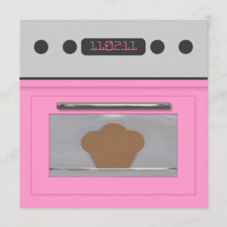 Baby Bun Recipe Invitation(light pink) Invitation