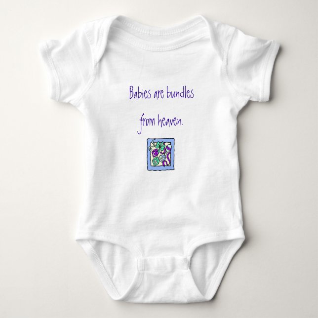 Baby Bundle of Heaven Baby Bodysuit (Front)