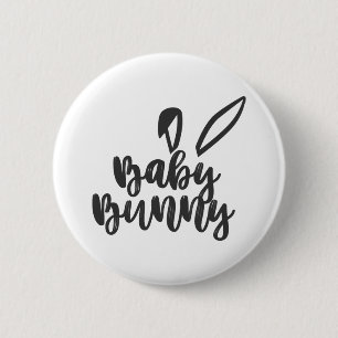 Baby Bunny Bliss 6 Cm Round Badge