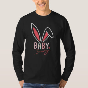 Baby Bunny Ears Heart Eggs Hunting Men Women Kids T-Shirt
