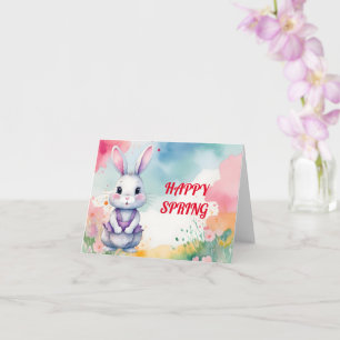 Baby Bunny in Spring  Card