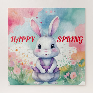 Baby Bunny in Spring  Jigsaw Puzzle