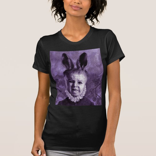 Baby Bunny Ladies Destroyed T-Shirt (Front)