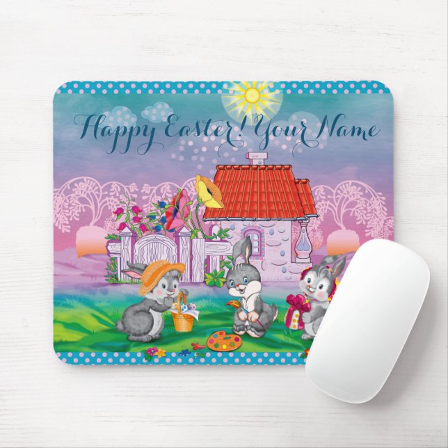 Baby Bunny little Mouse Pad (With Mouse)
