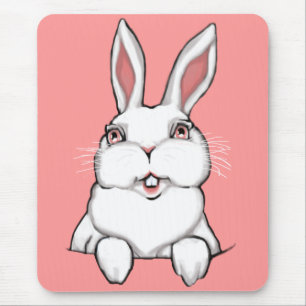 Baby Bunny Mousepad Festive Bunny Decorations