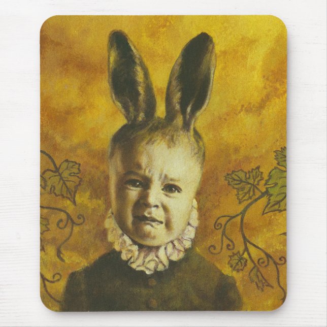 Baby Bunny Mutant Mousepad (Front)