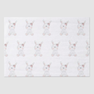 Baby Bunny Pattern Baby Shower Tissue Paper