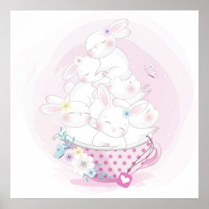 Baby bunny  poster