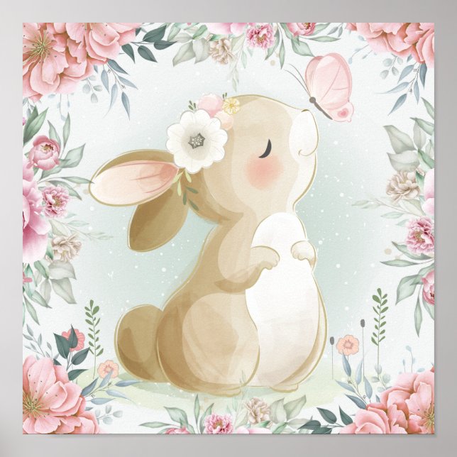 Baby bunny  poster (Front)