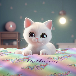 Baby Butterflies Fleece Blanket