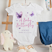 Baby Butterfly Cute Purple Newborn Gift