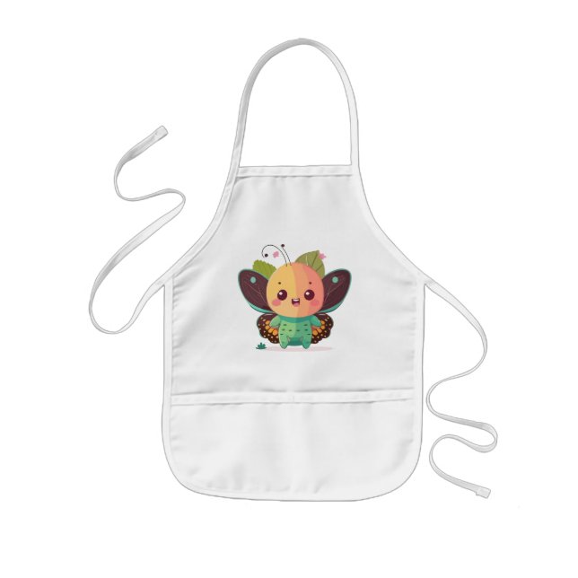 Baby Butterfly Kids Apron (Front)