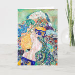 Baby by Gustav Klimt Painting Artwork Card<br><div class="desc">Imperial Austrian Painter Gustav Klimt's masterpiece : Baby</div>