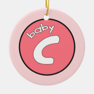 "Baby C" Personalised Ornament for Multiples