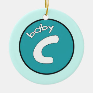 "Baby C" Personalised Ornament for Multiples