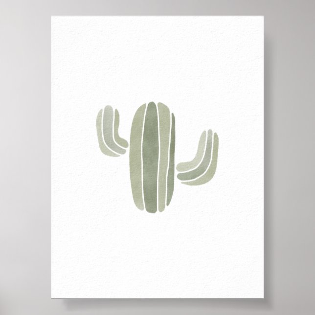 Baby cactus green poster (Front)