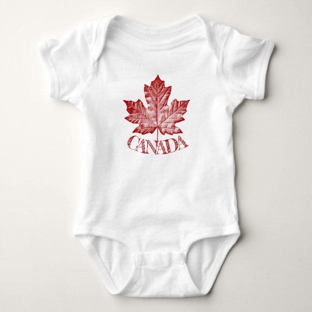 Baby Canada Souvenir Bodysuit Personalised (Front)