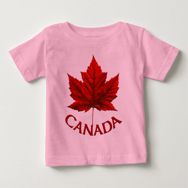 Baby Canada Souvenir Creeper Organic Canada Shirt (Front)