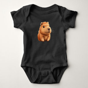 Baby Capybara Baby Bodysuit