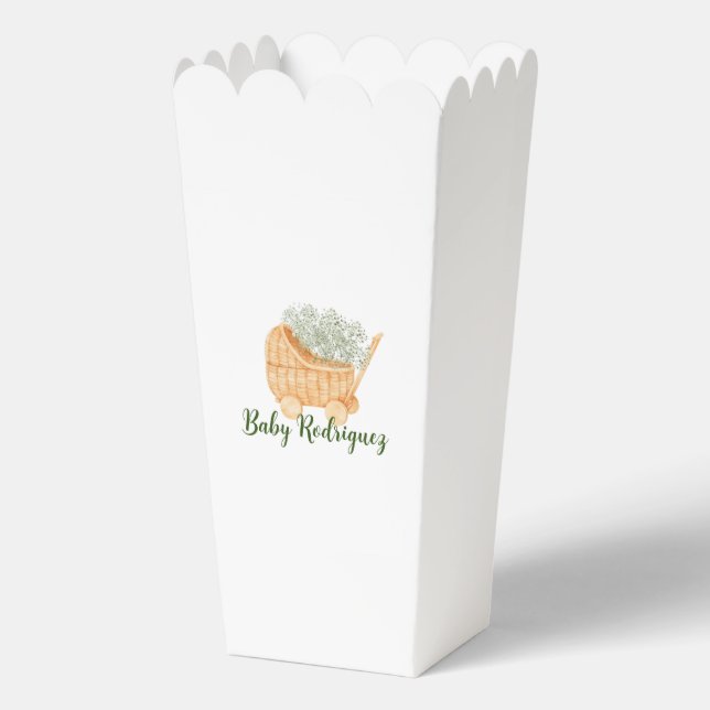 Baby Carriage Favour Box (Front)